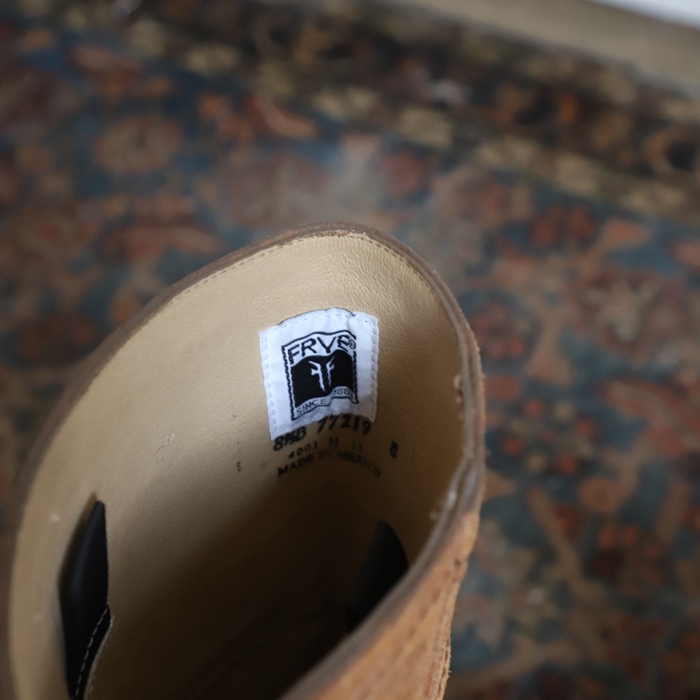 Frye Jane Oiled Suede boots size 8.5 - Picture 5 of 5